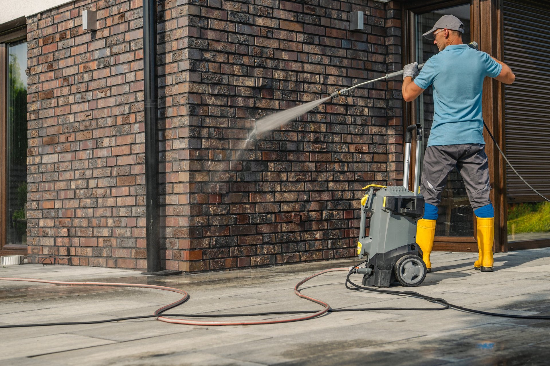 Professional pressure washing service